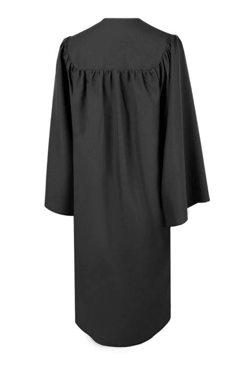 Matte Black Baptism Robe - Baptism Robes