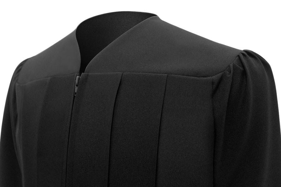 Matte Black Baptism Robe - Baptism Robes