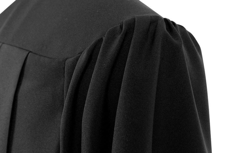 Matte Black Baptism Robe - Baptism Robes
