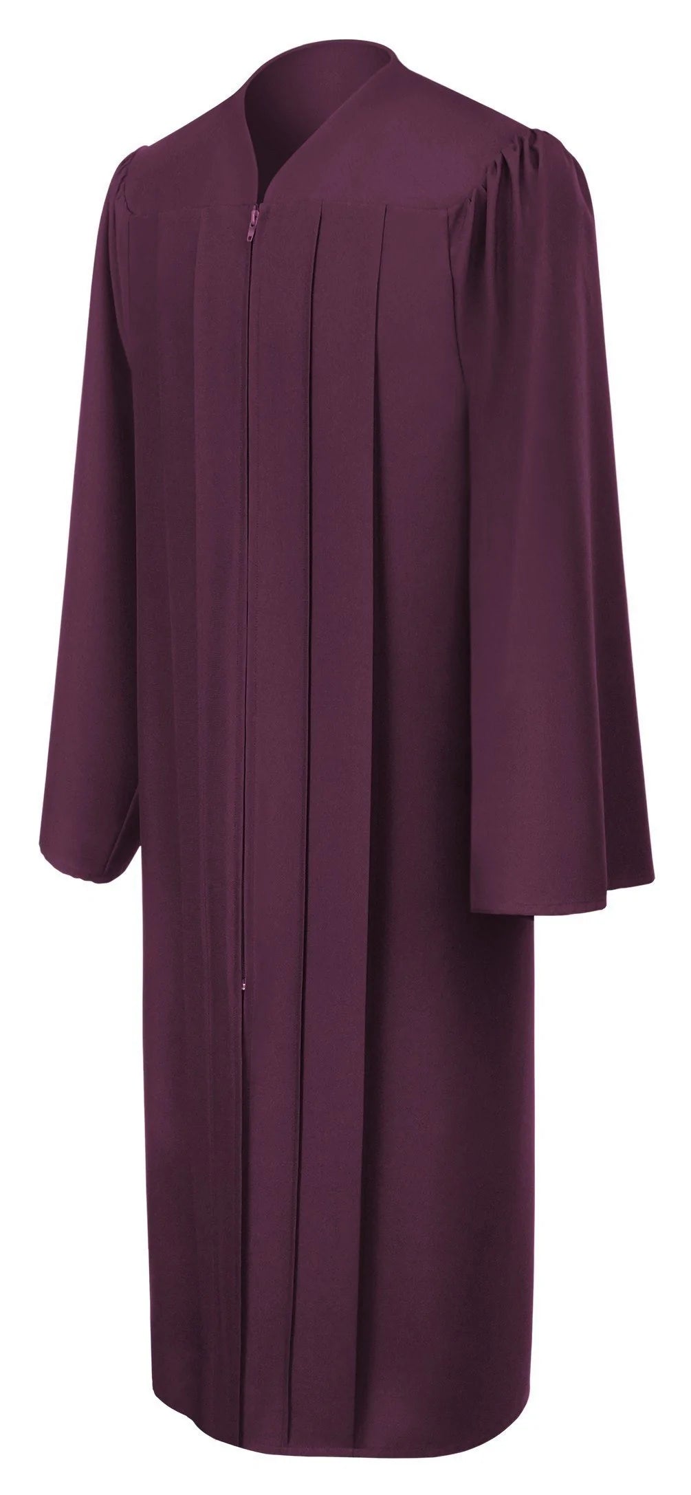 Matte Maroon Baptism Robe - Baptism Robes