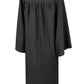 Matte Black Baptism Robe - Baptism Robes