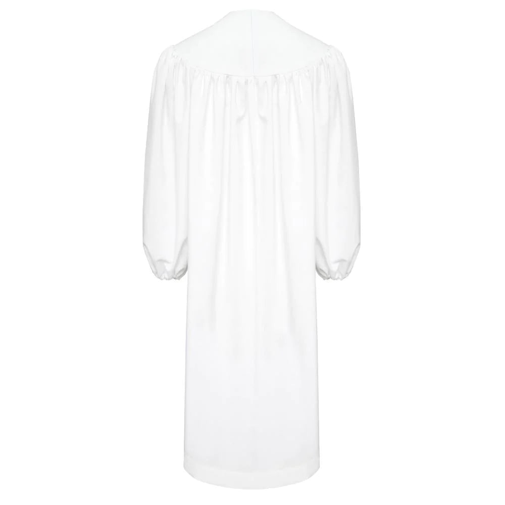 Premium White Baptismal Pastors Robe – Baptism Robes
